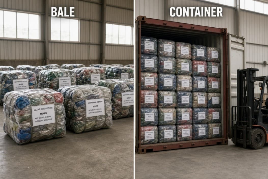 Bale vs Container Clothes: What's the Difference?