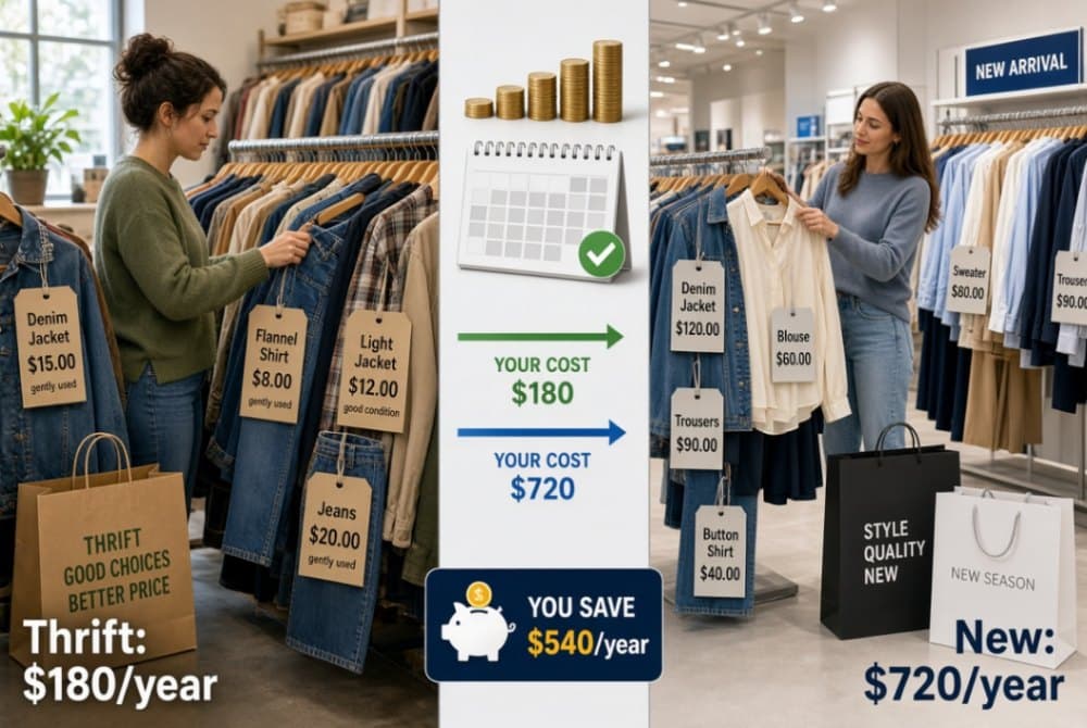 Thrift vs New Clothes: A One-Year Cost Comparison for Nigerian Shoppers
