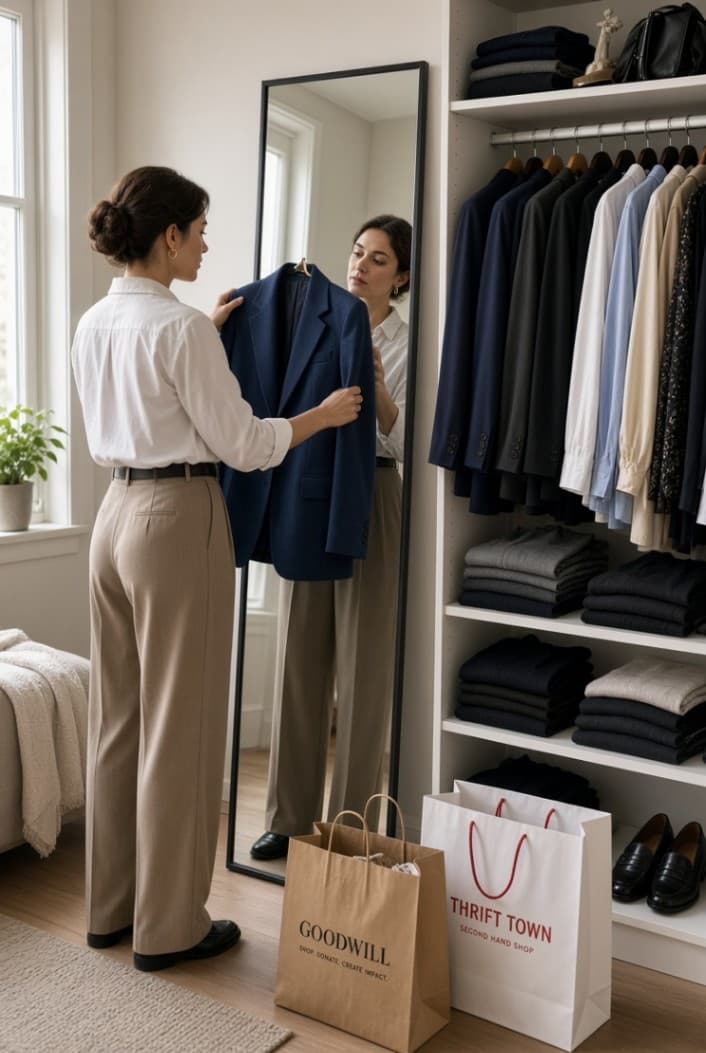 Building a Corporate Wardrobe From Thrift Alone
